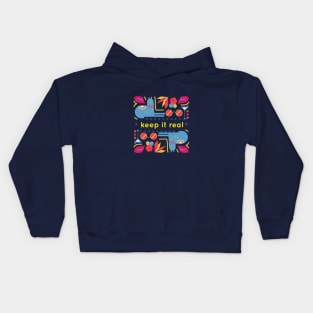 keep it real, simple life Kids Hoodie